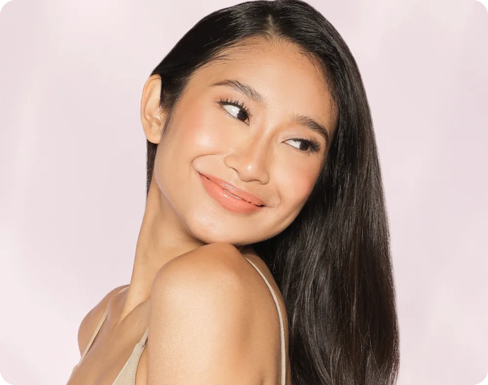 Woman with fresh radiant skin